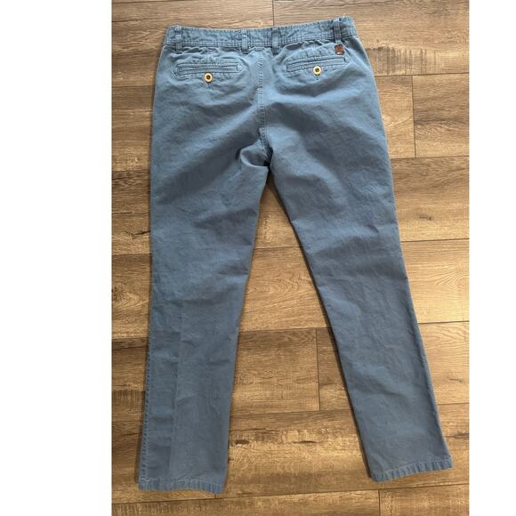 Collezione Informale Blue‎ Flat Front Trousers Size 36 - Picture 4 of 6